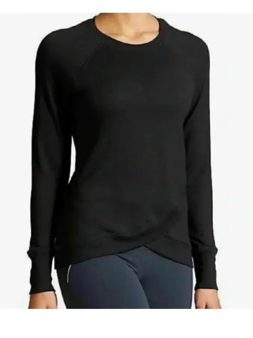 Athleta Criss Cross Hem Sweatshirt